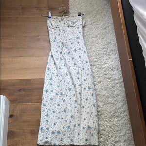 Wild Fable Cream Sheath Dress Spaghetti Strap Sleeveless